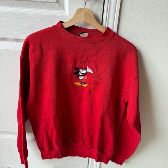 VTG '90s Y2K Indie Grunge Mickey Mouse Womens Sweatshirt Size: M - Picture 2 of 8